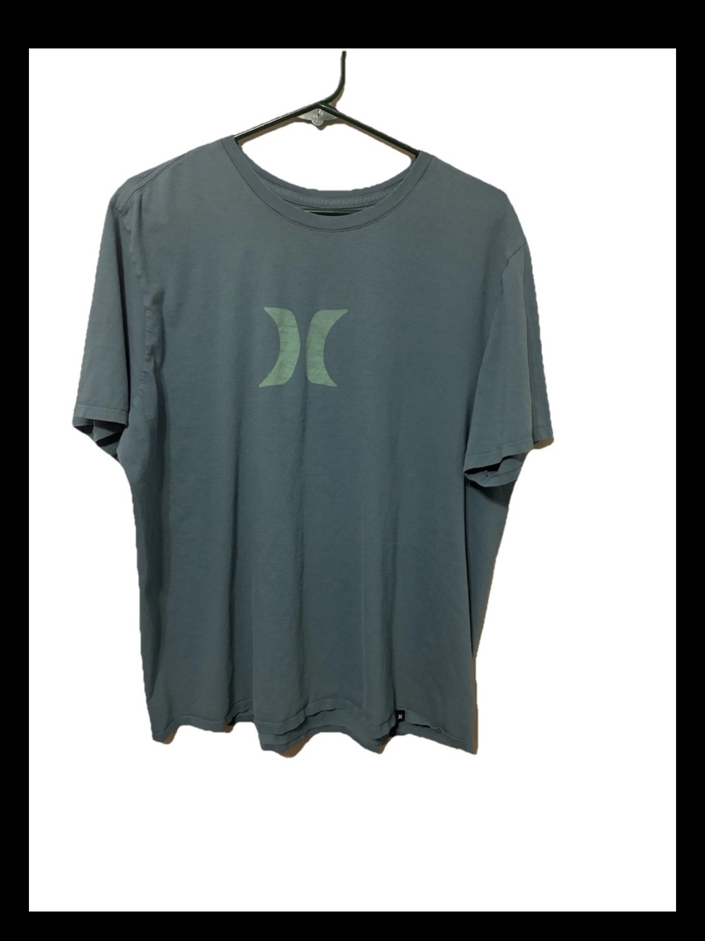 Hurley Slate Green Center Logo Short Sleeve Tee